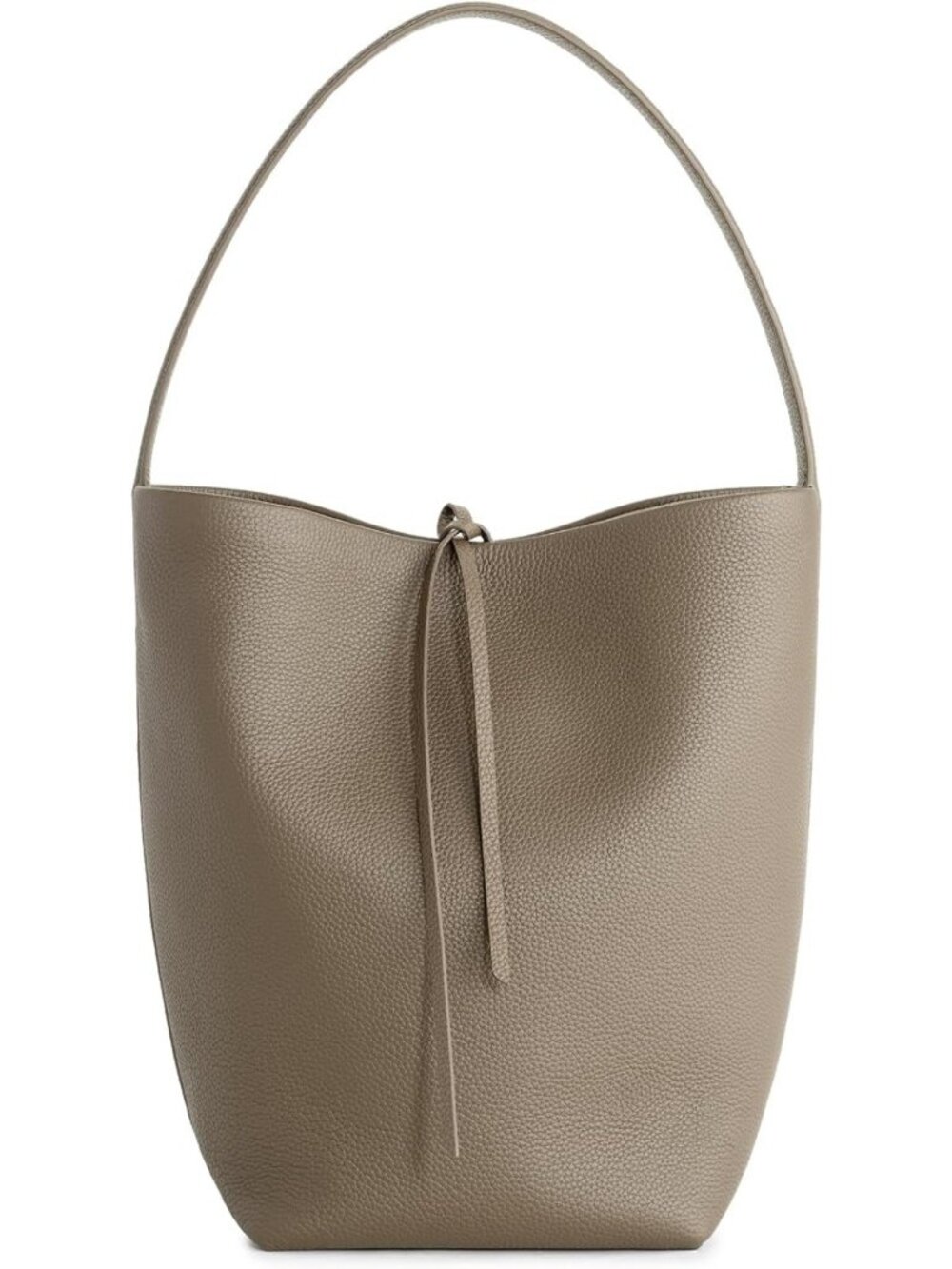Soft Pebbled Genuine Leather Bucket Bag for Women | Stylish Shoulder Tote
